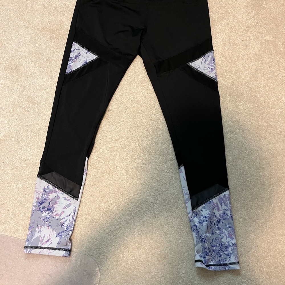 Black and Purple Women's Leggings